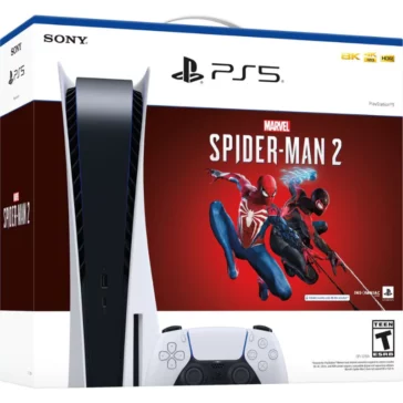 Sony PS5 PlayStation 5 Disc Marvel’s Spider-Man 2 Bundle, Official Sony India Warranty, GST Billing